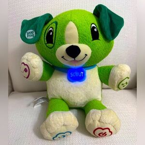 Leap Frog My Pal Scout Interactive Talking Green Plush Stuffed Animal